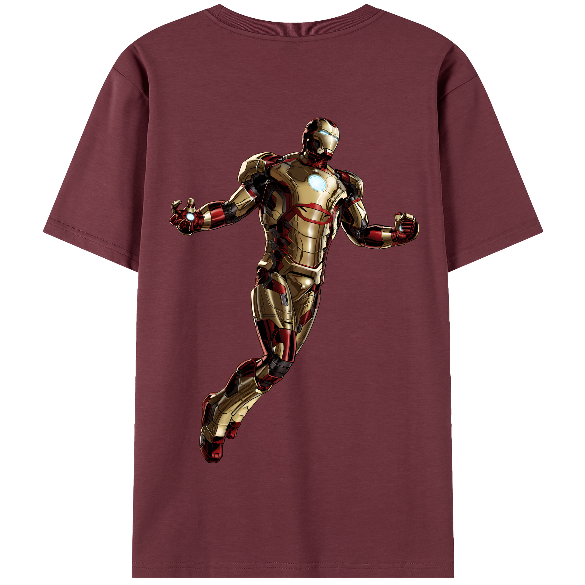 （画像用） アベンジャーズ The Avengers 綿100％半袖Tシャツ（背面プリント）